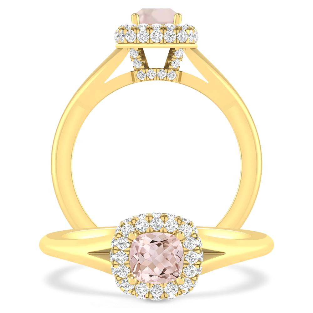 Yellow Gold - Morganite