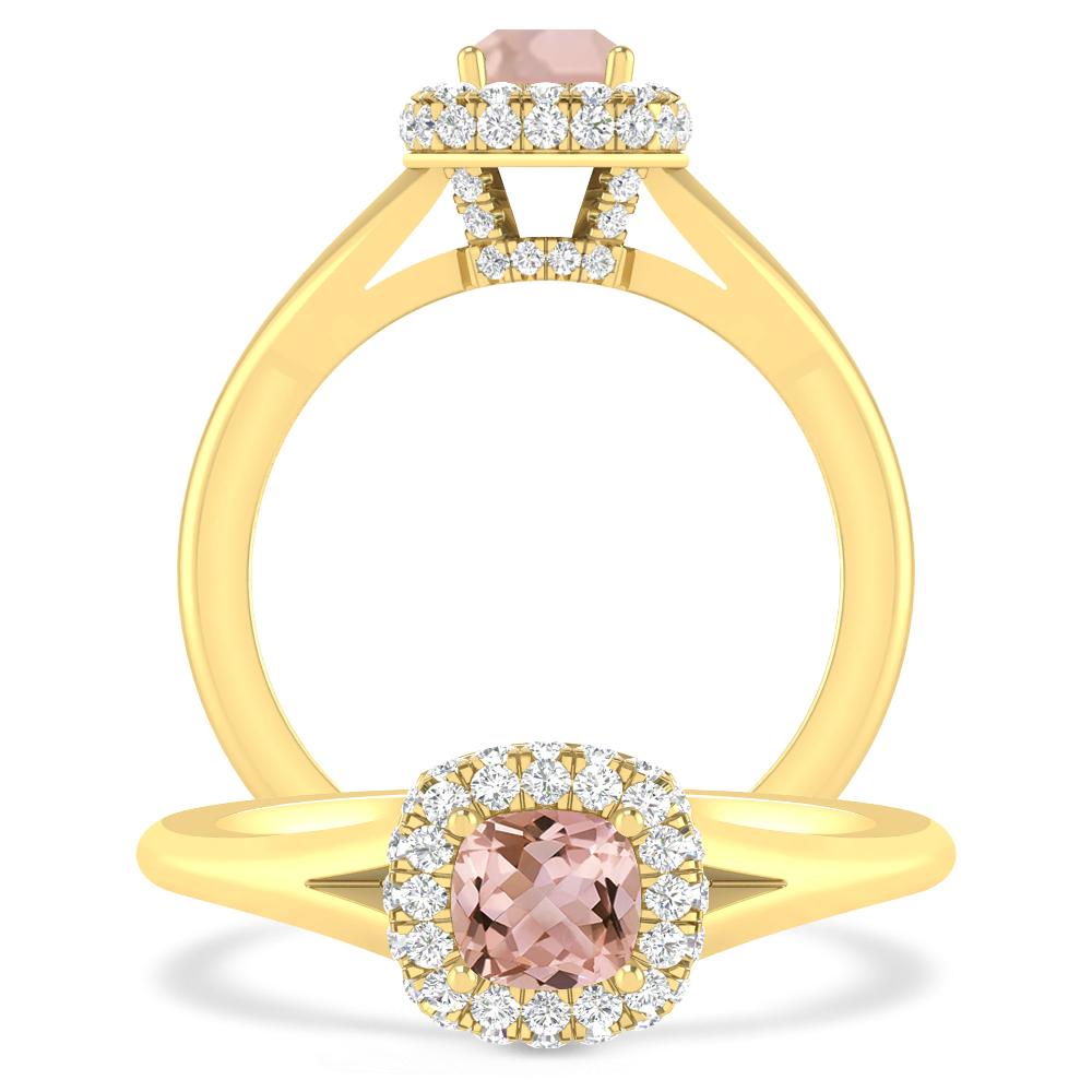 Yellow Gold - Morganite