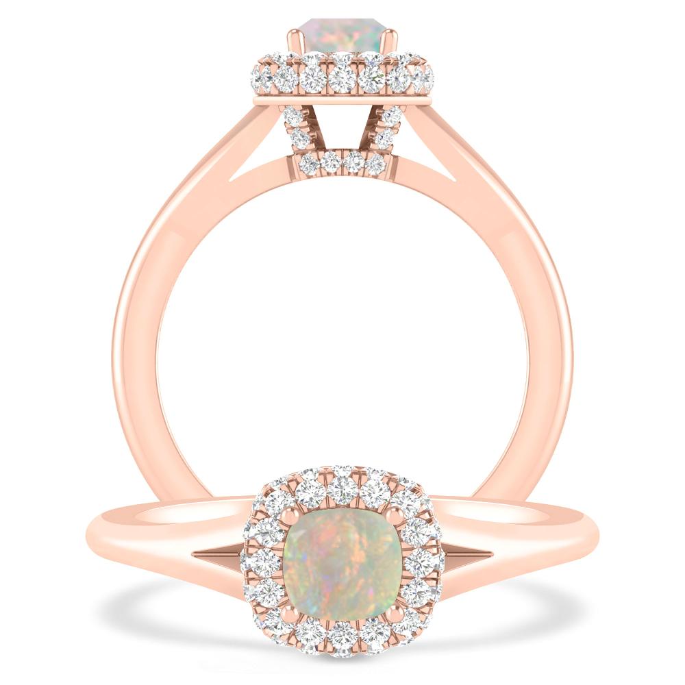 Rose Gold - Opal