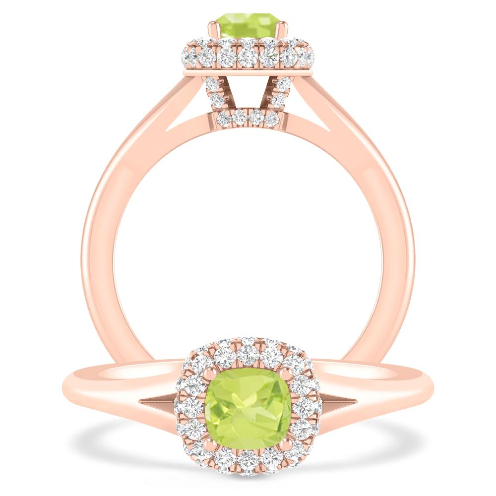 Rose Gold - Peridot
