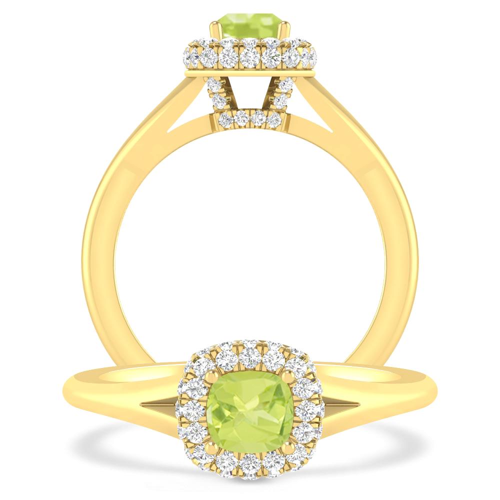 Yellow Gold - Peridot