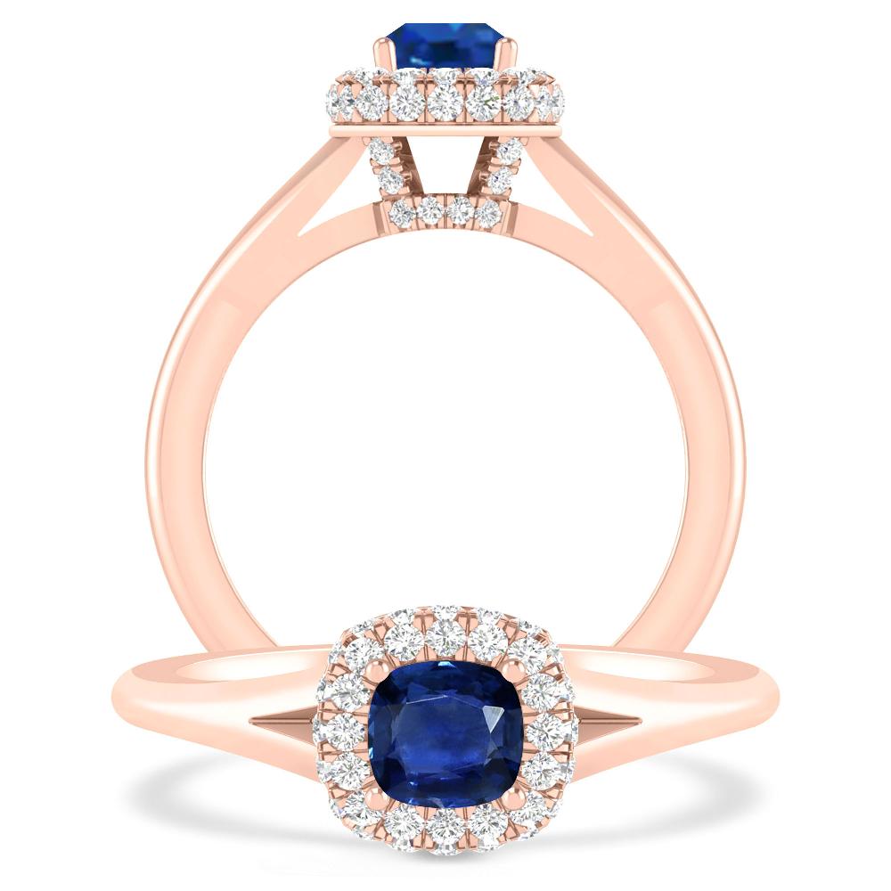 Rose Gold - Sapphire