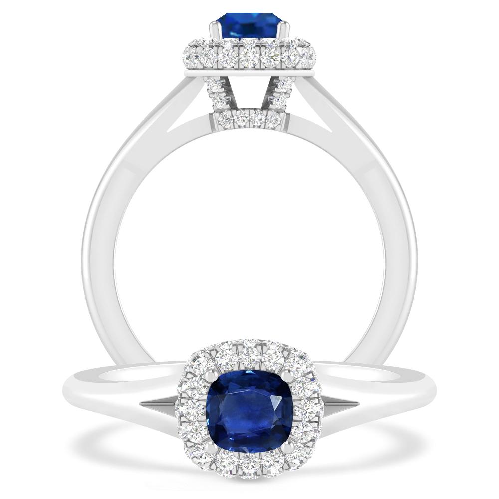 White Gold - Sapphire