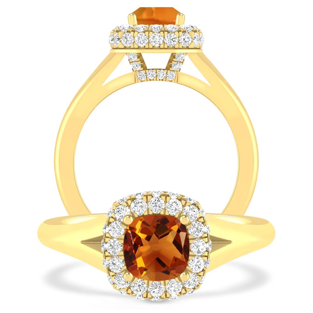 Yellow Gold - Citrine