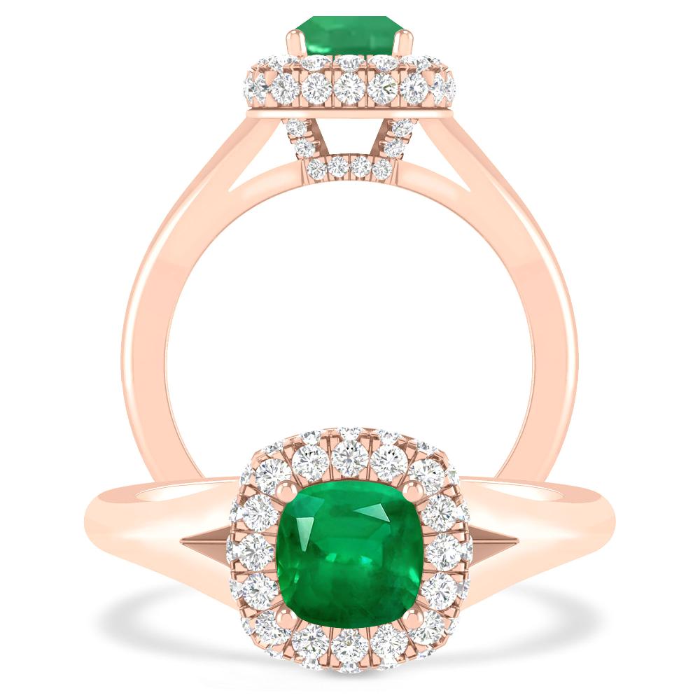 Rose Gold - Emerald