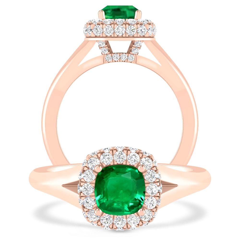Rose Gold - Emerald