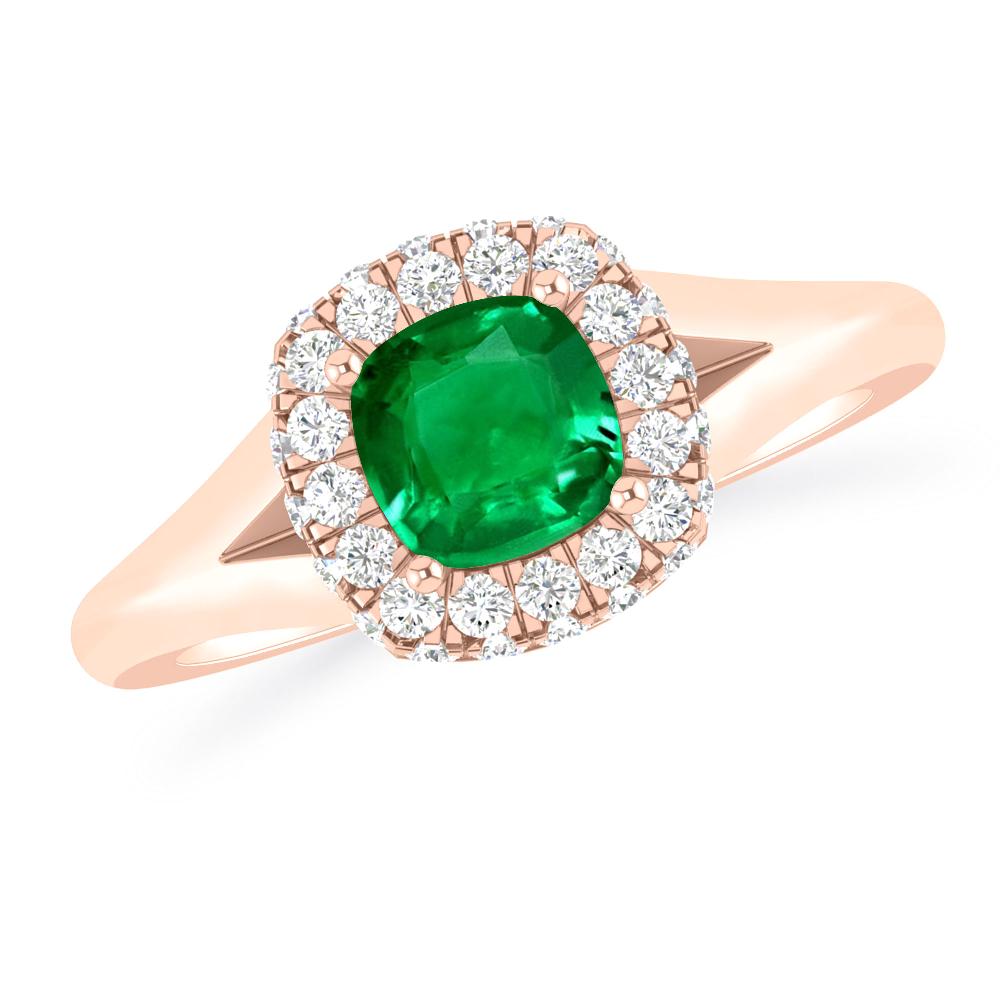 Rose Gold - Emerald
