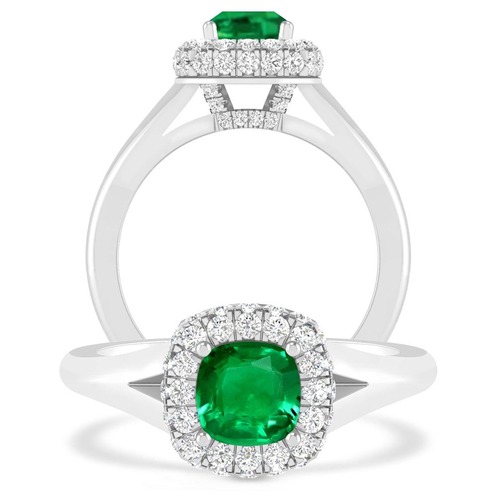 White Gold - Emerald