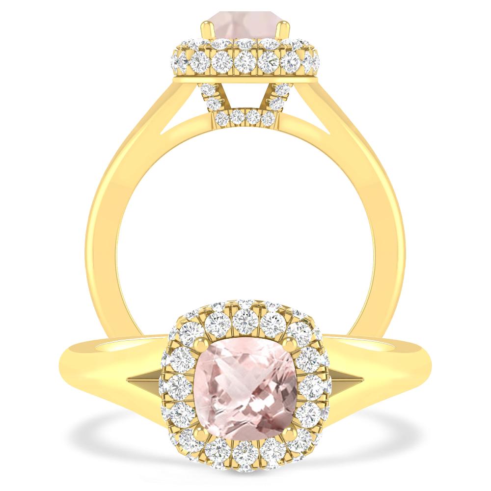 Yellow Gold - Morganite