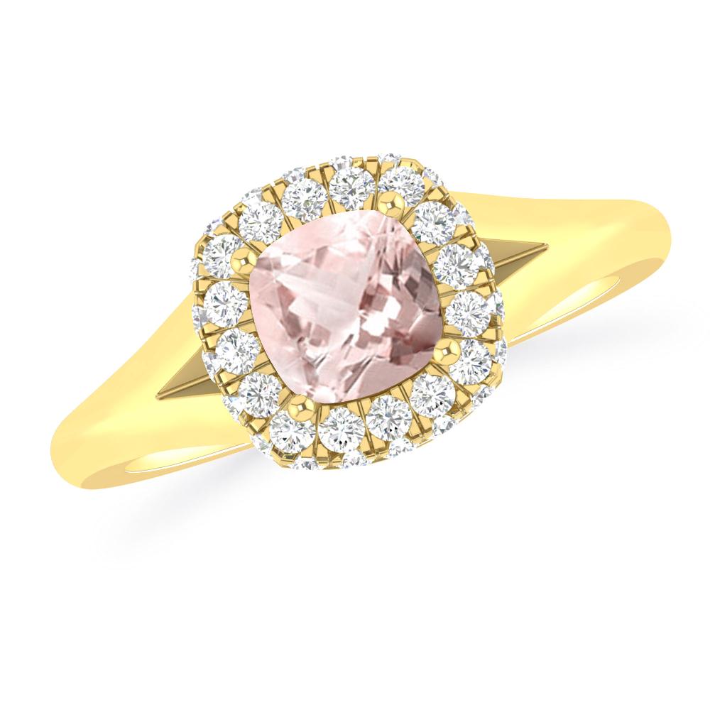 Yellow Gold - Morganite