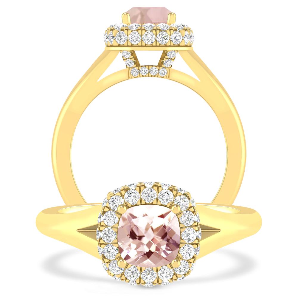 Yellow Gold - Morganite