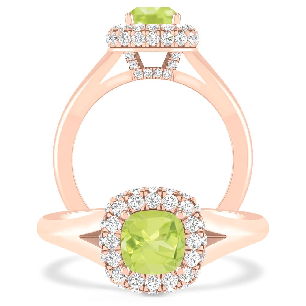 Rose Gold - Peridot