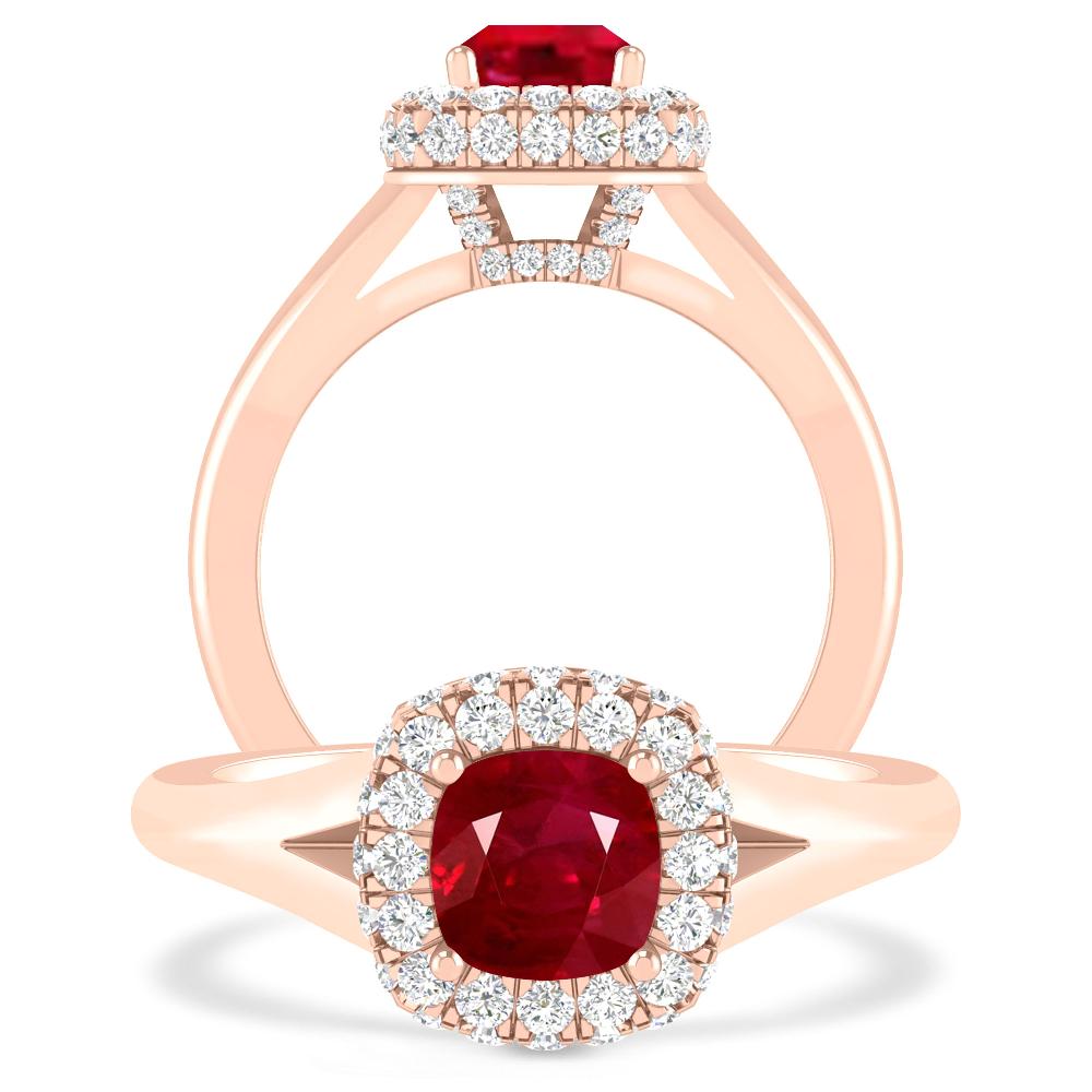 Rose Gold - Ruby