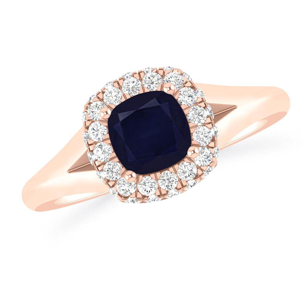 Rose Gold - Sapphire