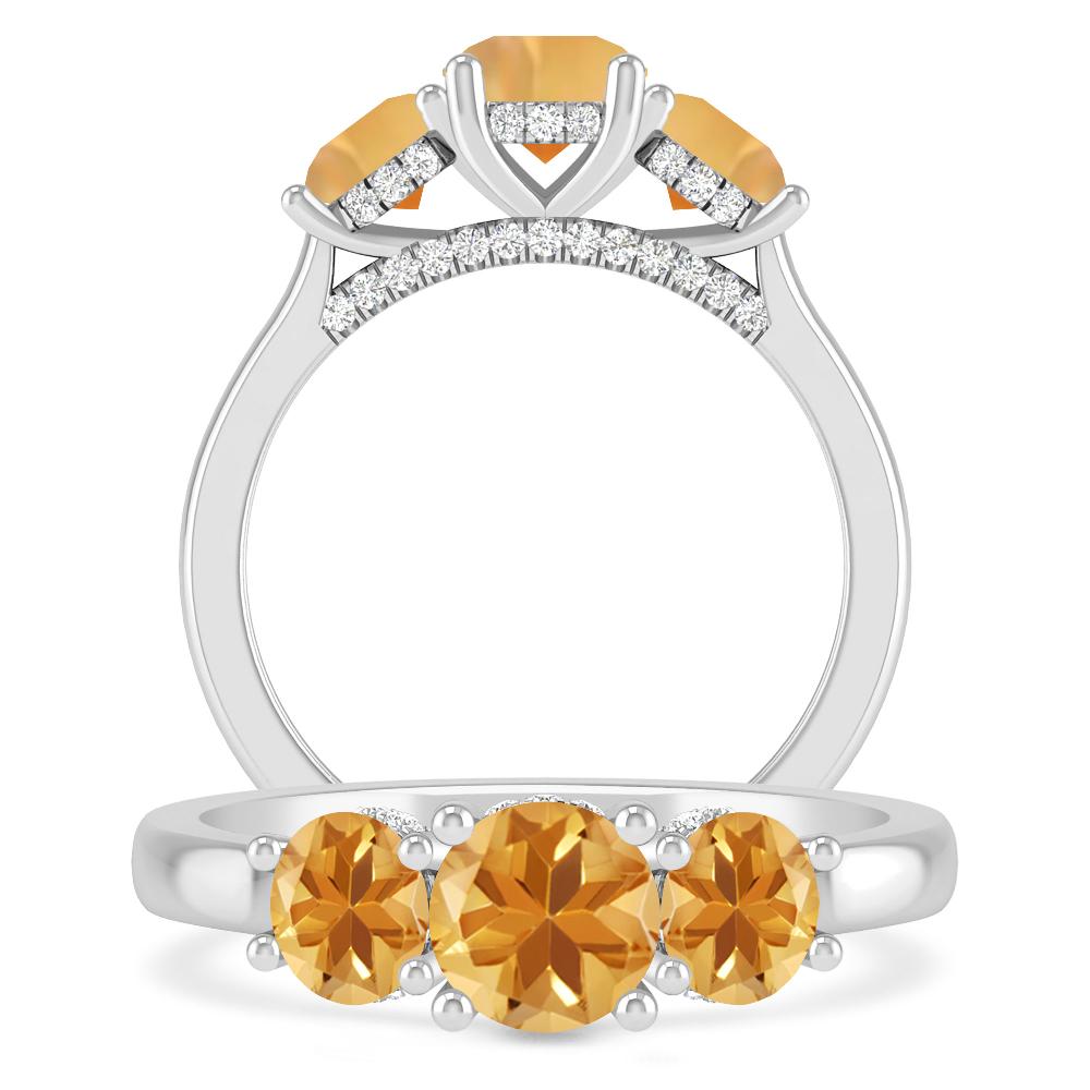 White Gold - Citrine