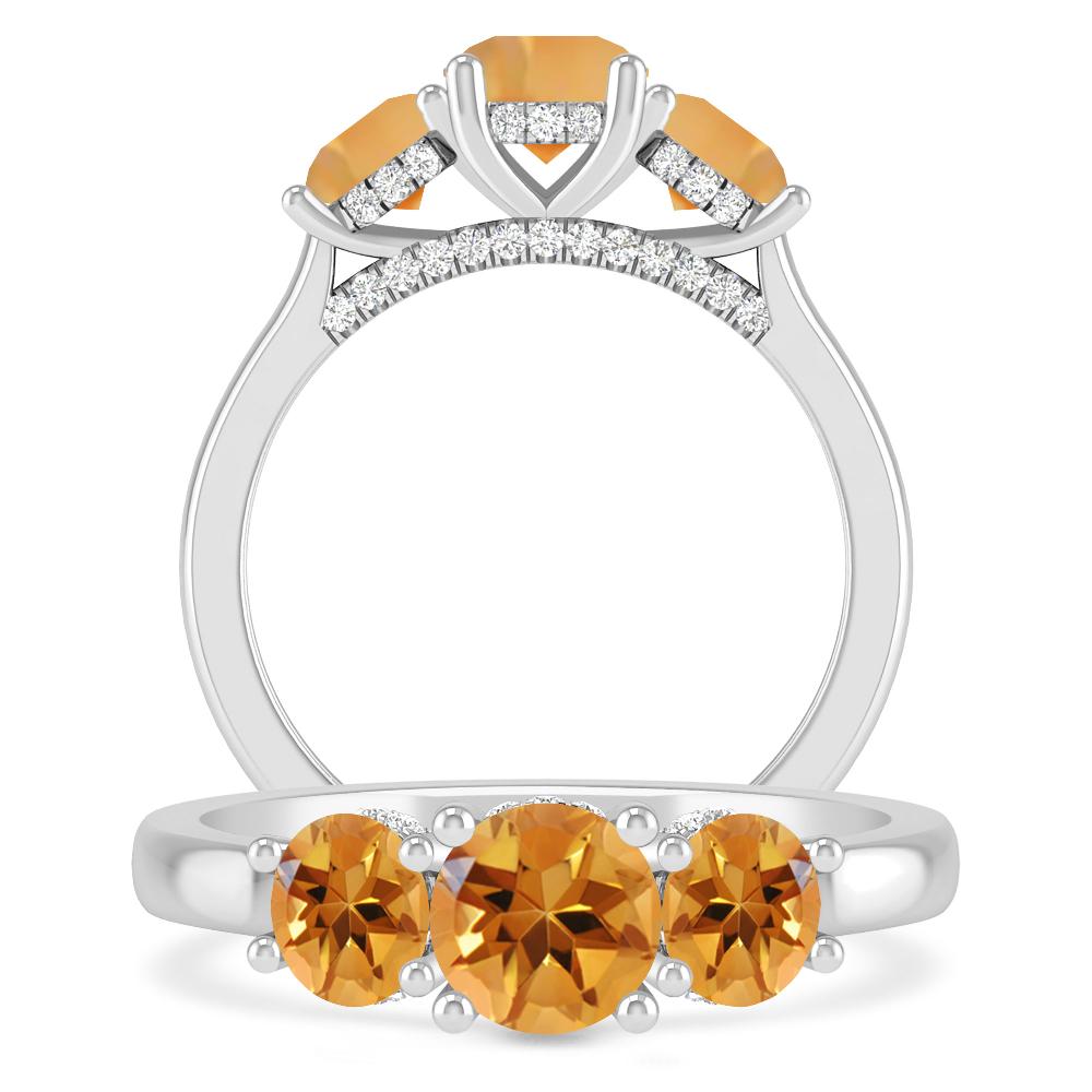 White Gold - Citrine