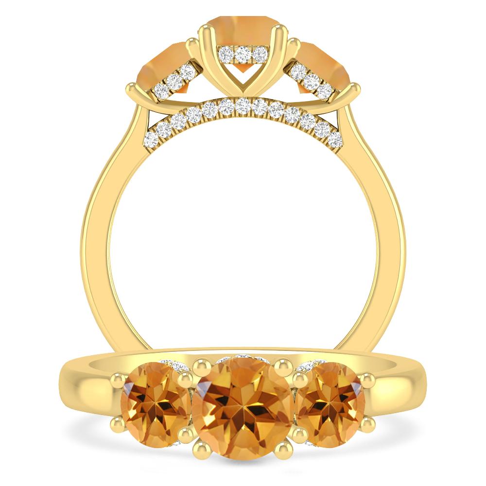 Yellow Gold - Citrine