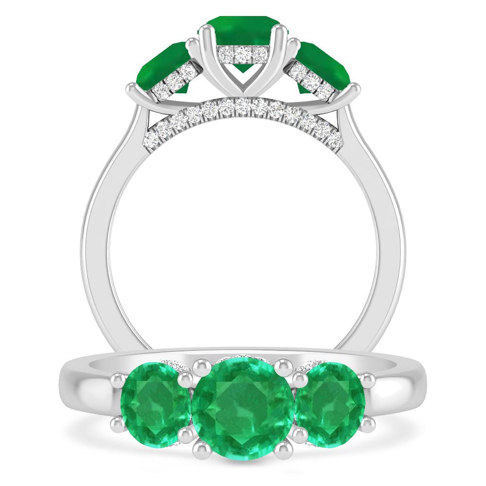 White Gold - Emerald