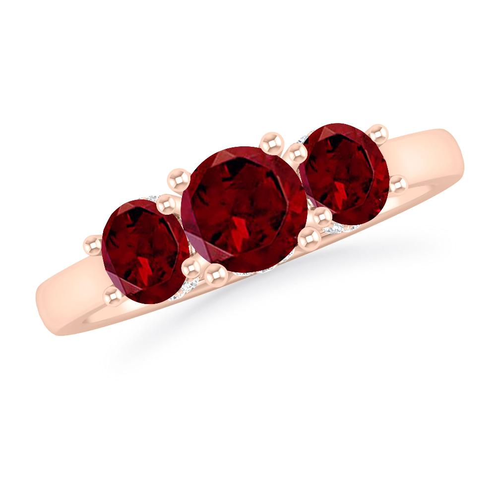 Rose Gold - Garnet