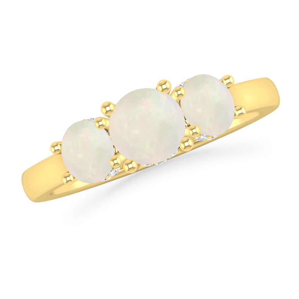 Yellow Gold - Opal