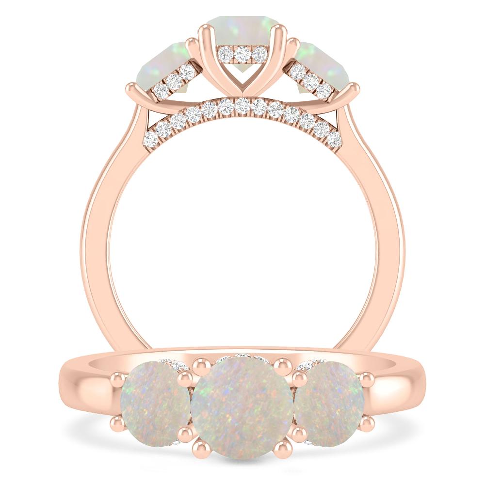 Rose Gold - Opal