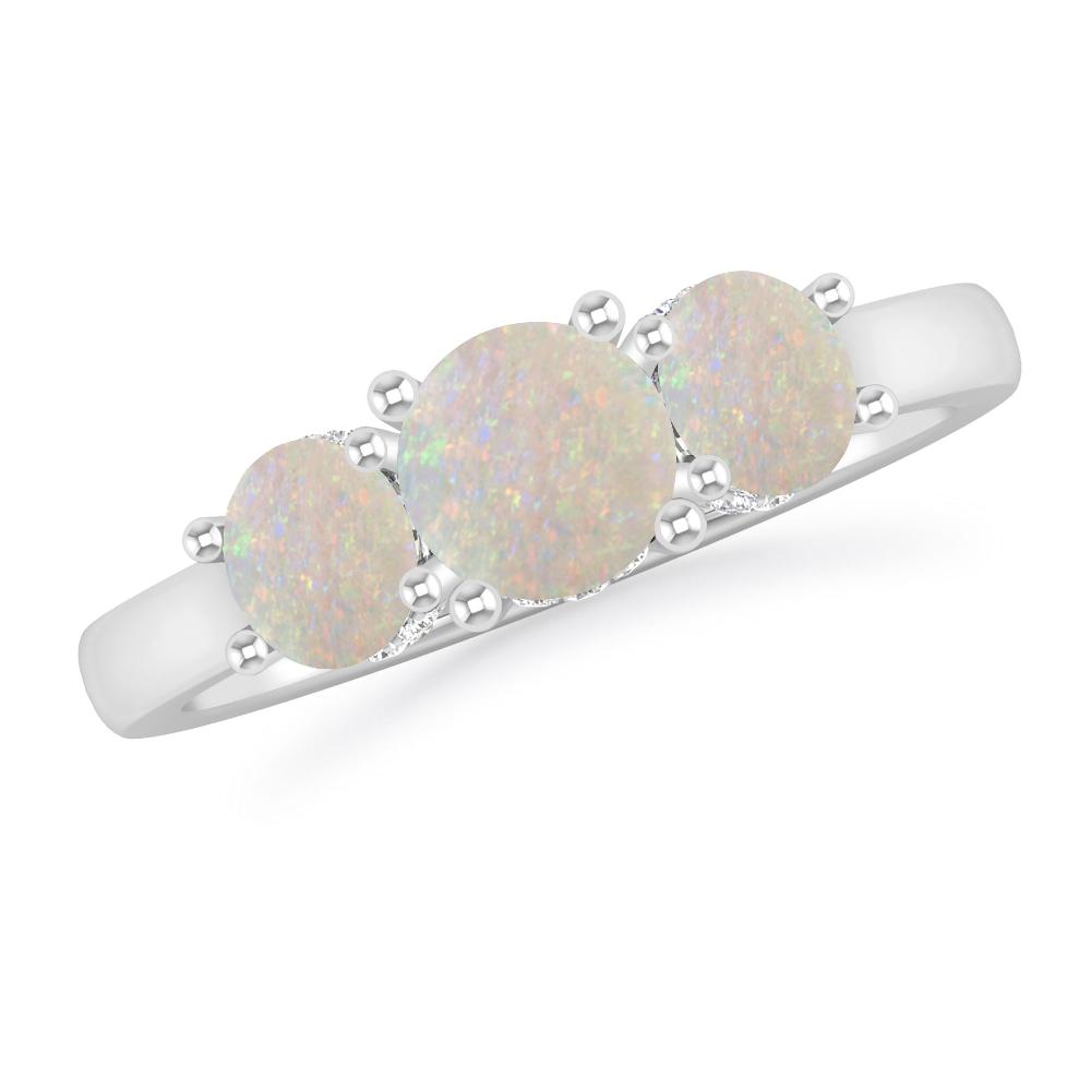 White Gold - Opal