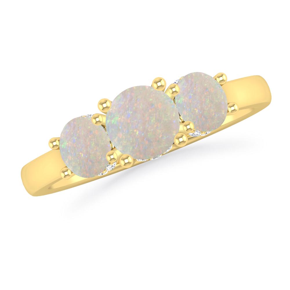 Yellow Gold - Opal