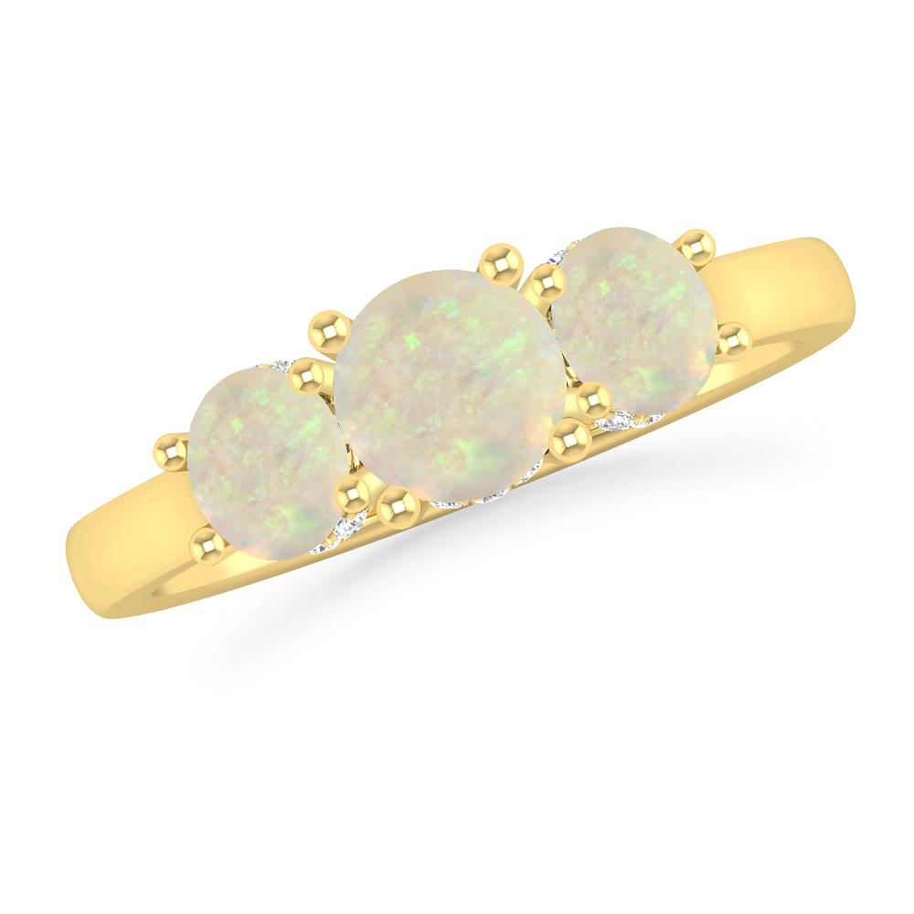 Yellow Gold - Opal