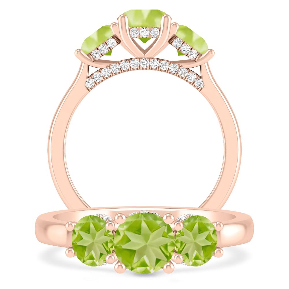 Rose Gold - Peridot