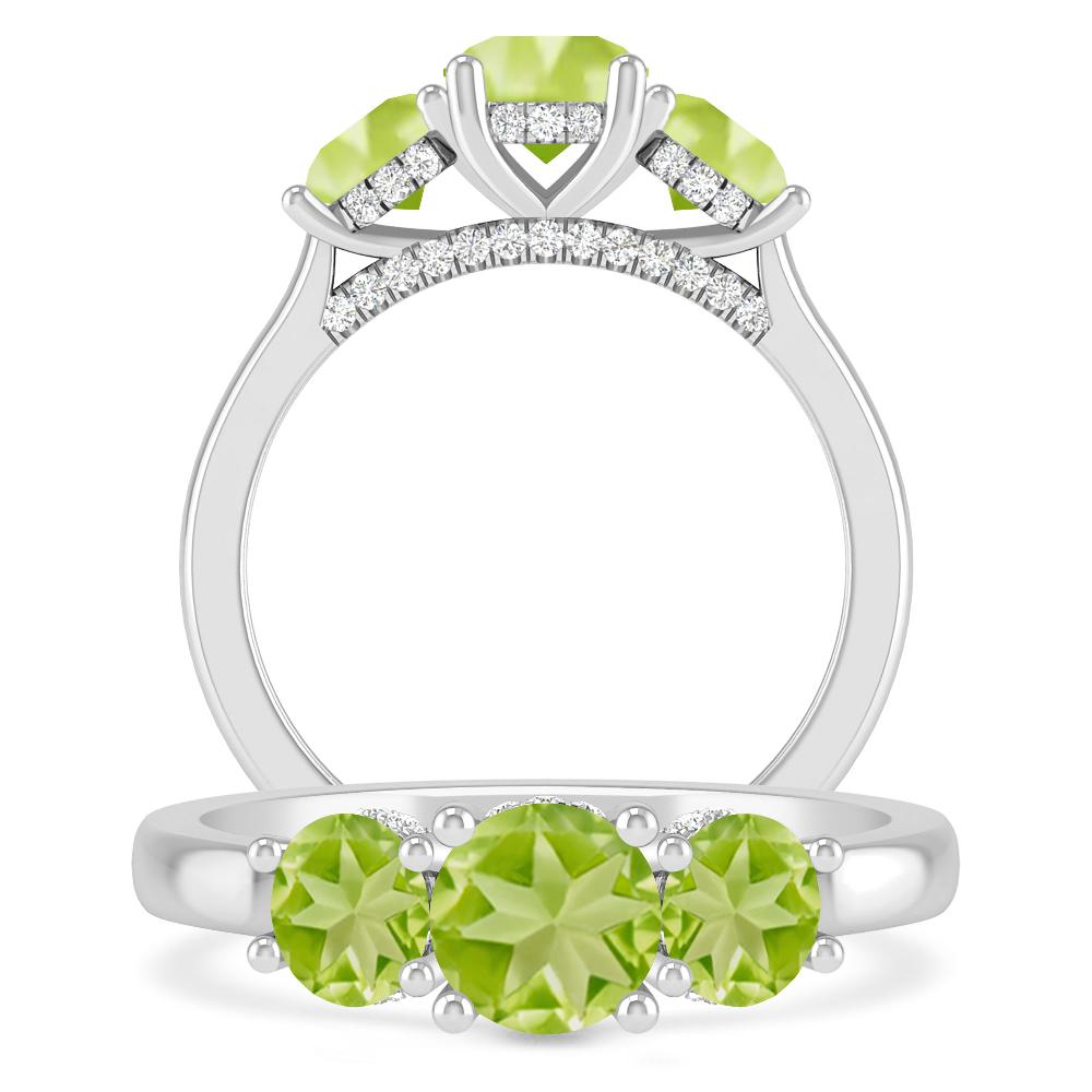 White Gold - Peridot