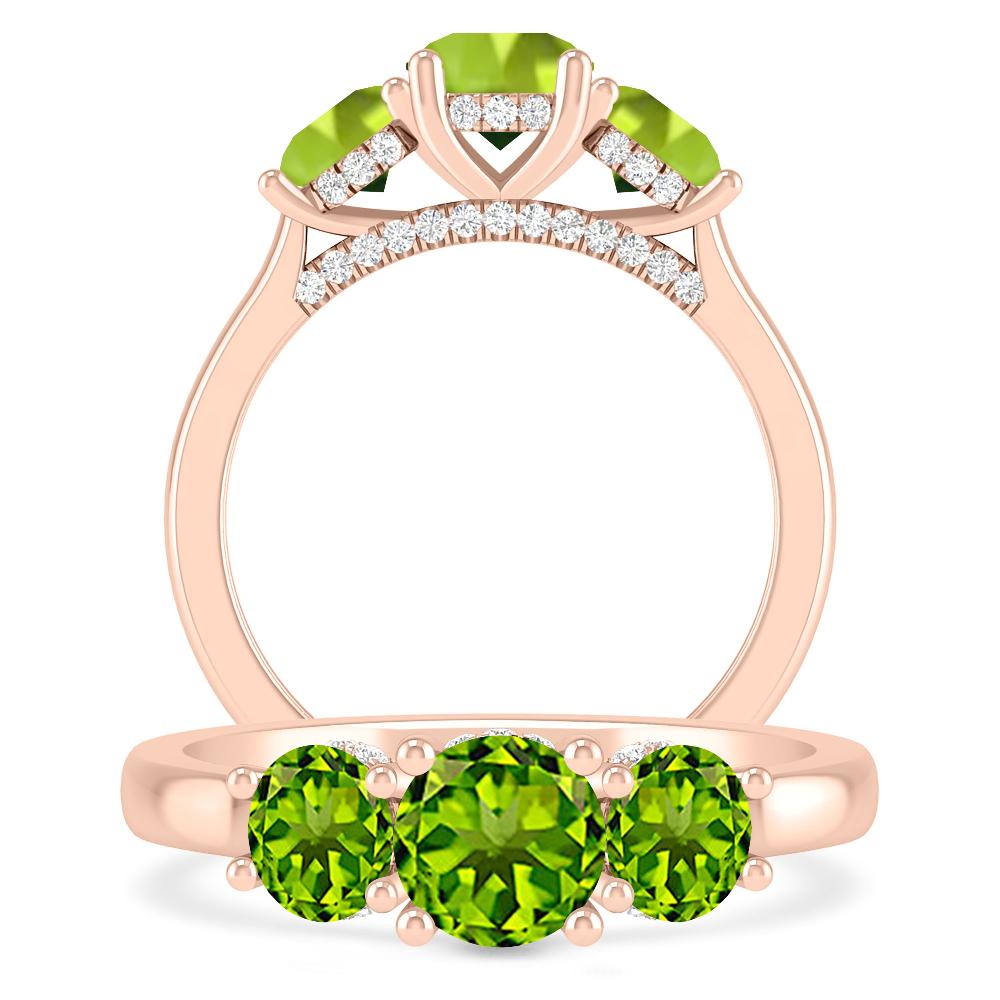Rose Gold - Peridot