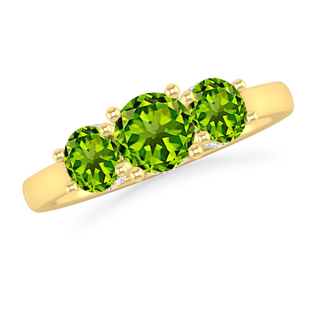 Yellow Gold - Peridot