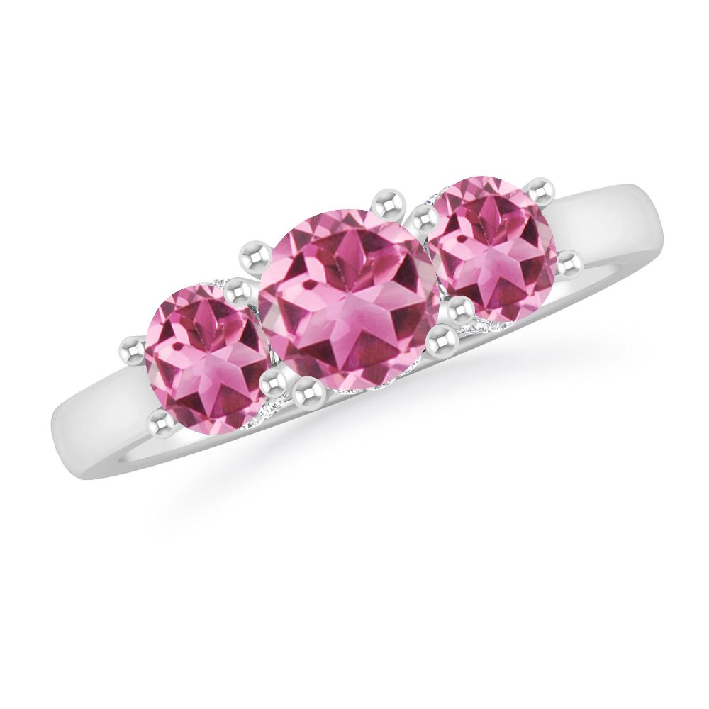 White Gold - Pink Tourmaline