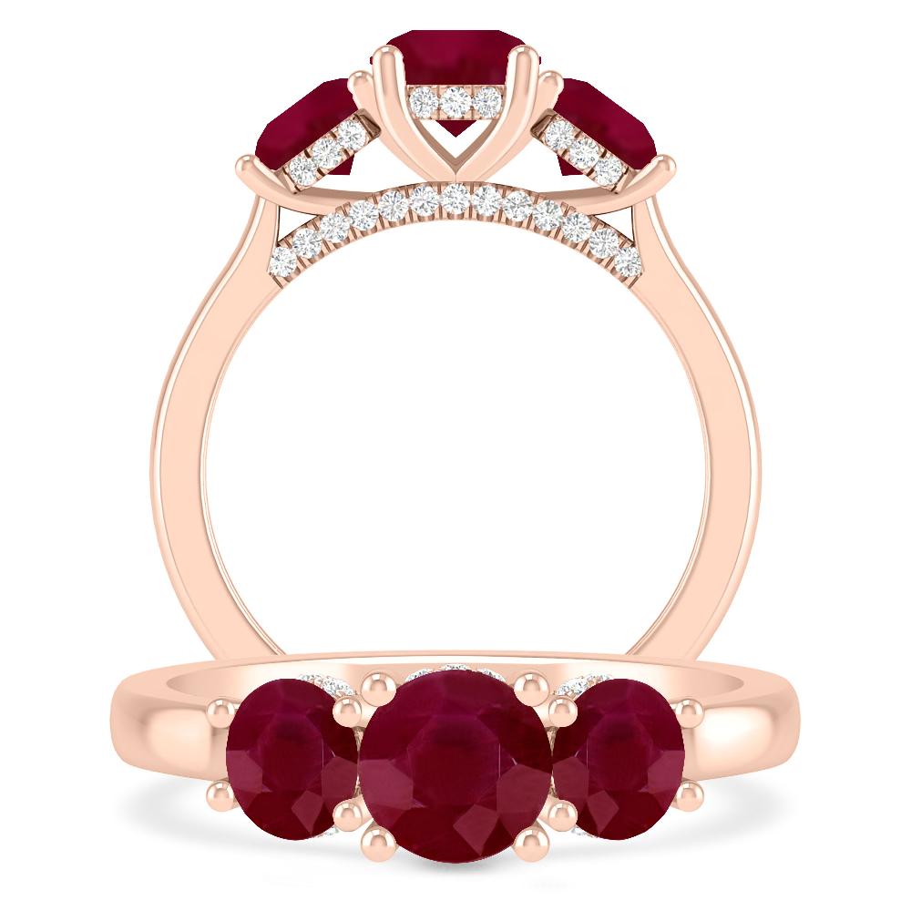 Rose Gold - Ruby