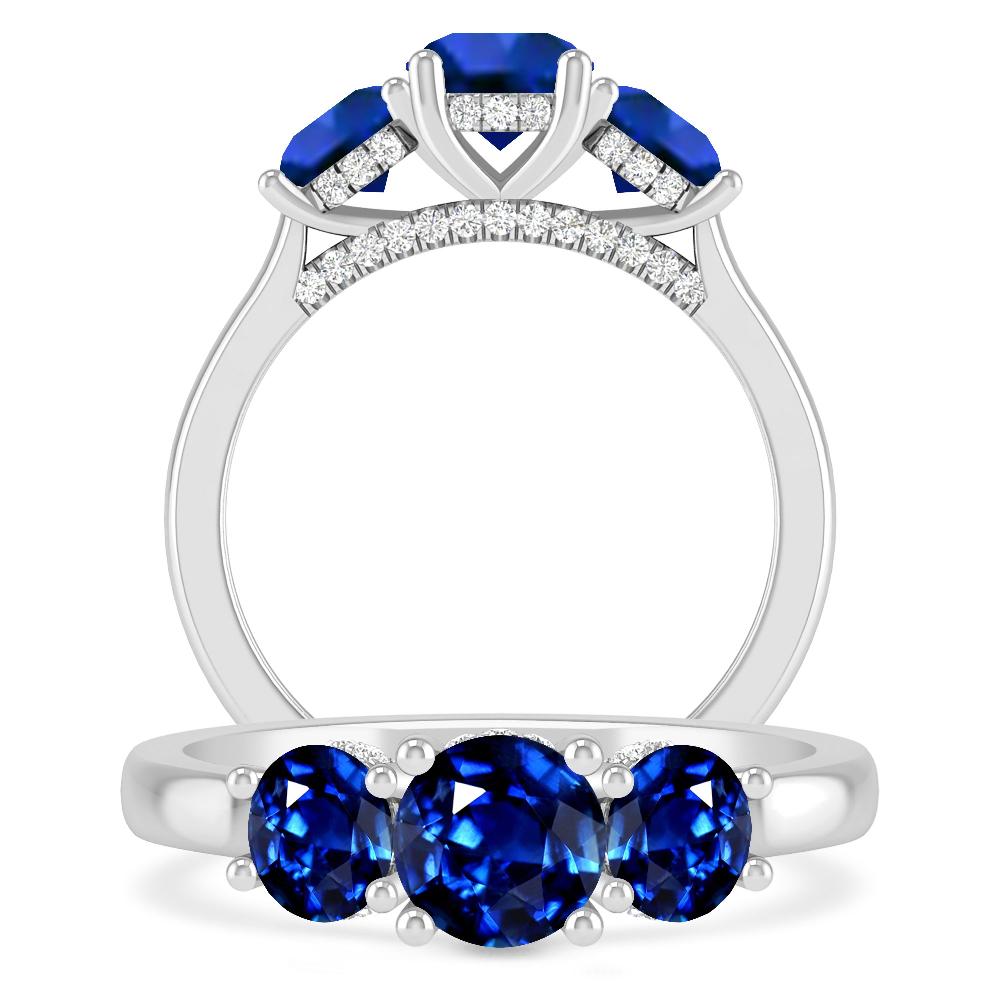 White Gold - Sapphire
