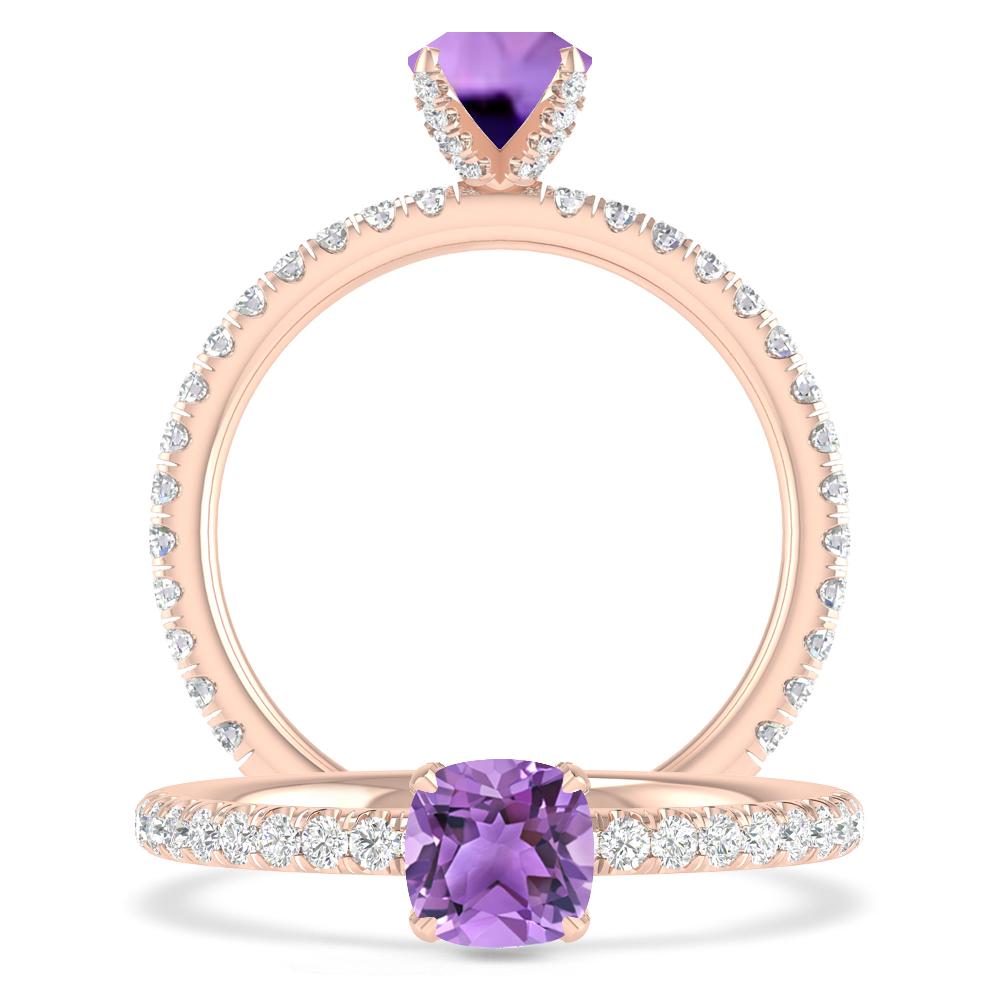 Rose Gold - Amethyst