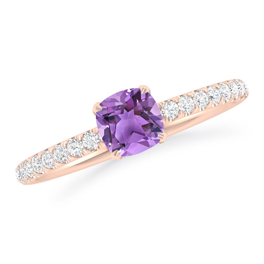 Rose Gold - Amethyst