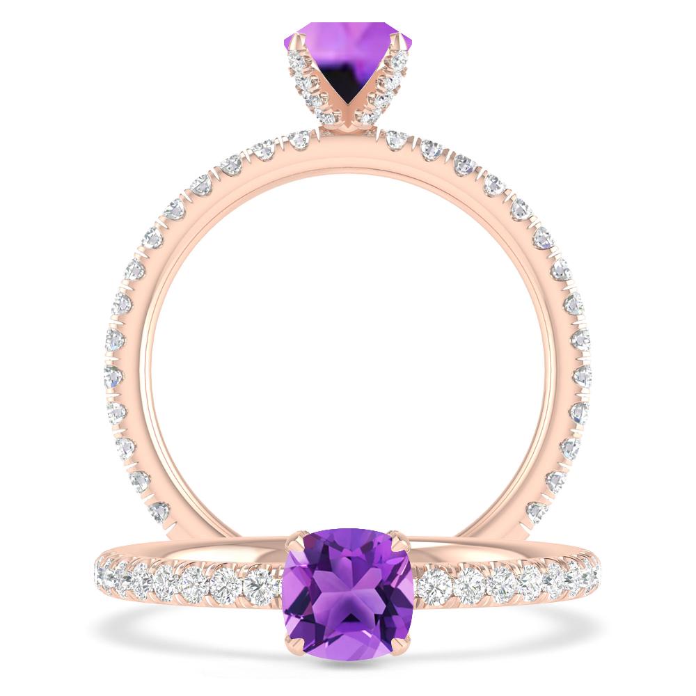 Rose Gold - Amethyst