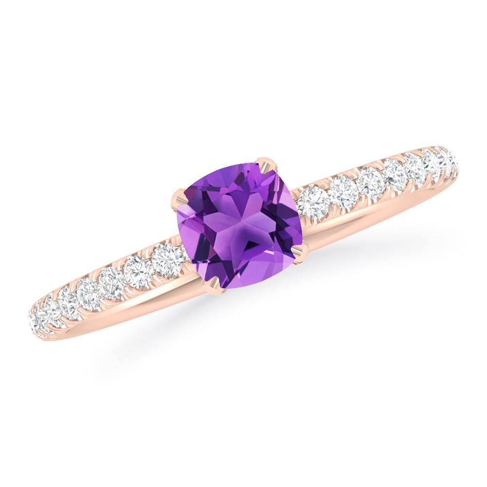 Rose Gold - Amethyst