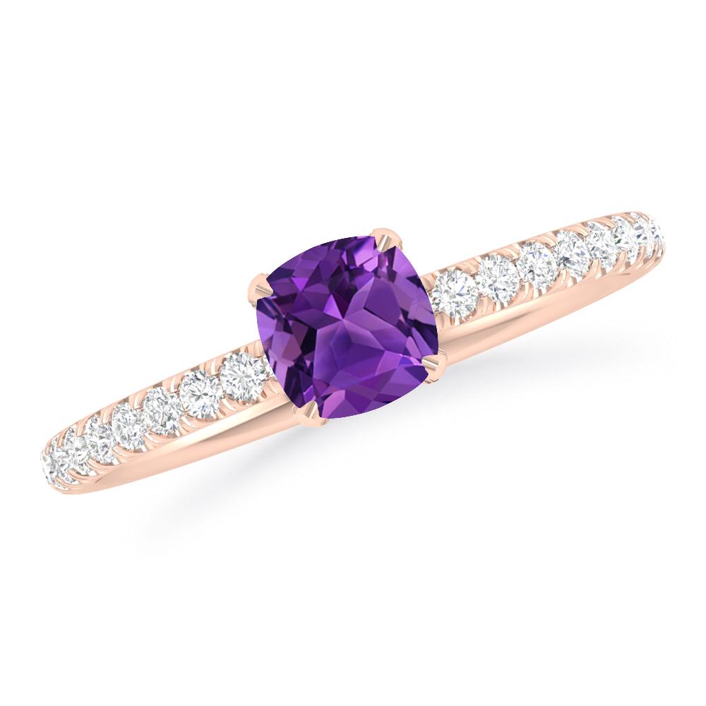 Rose Gold - Amethyst