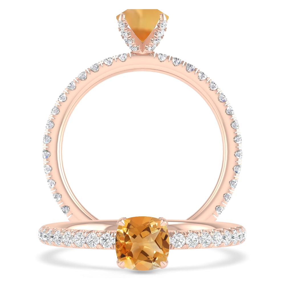 Rose Gold - Citrine