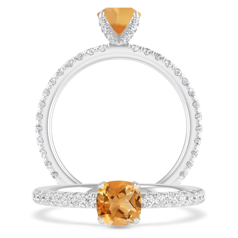 White Gold - Citrine