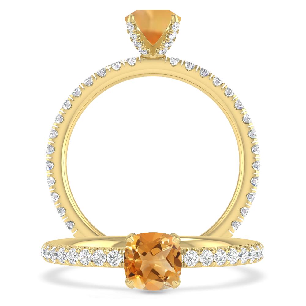 Yellow Gold - Citrine