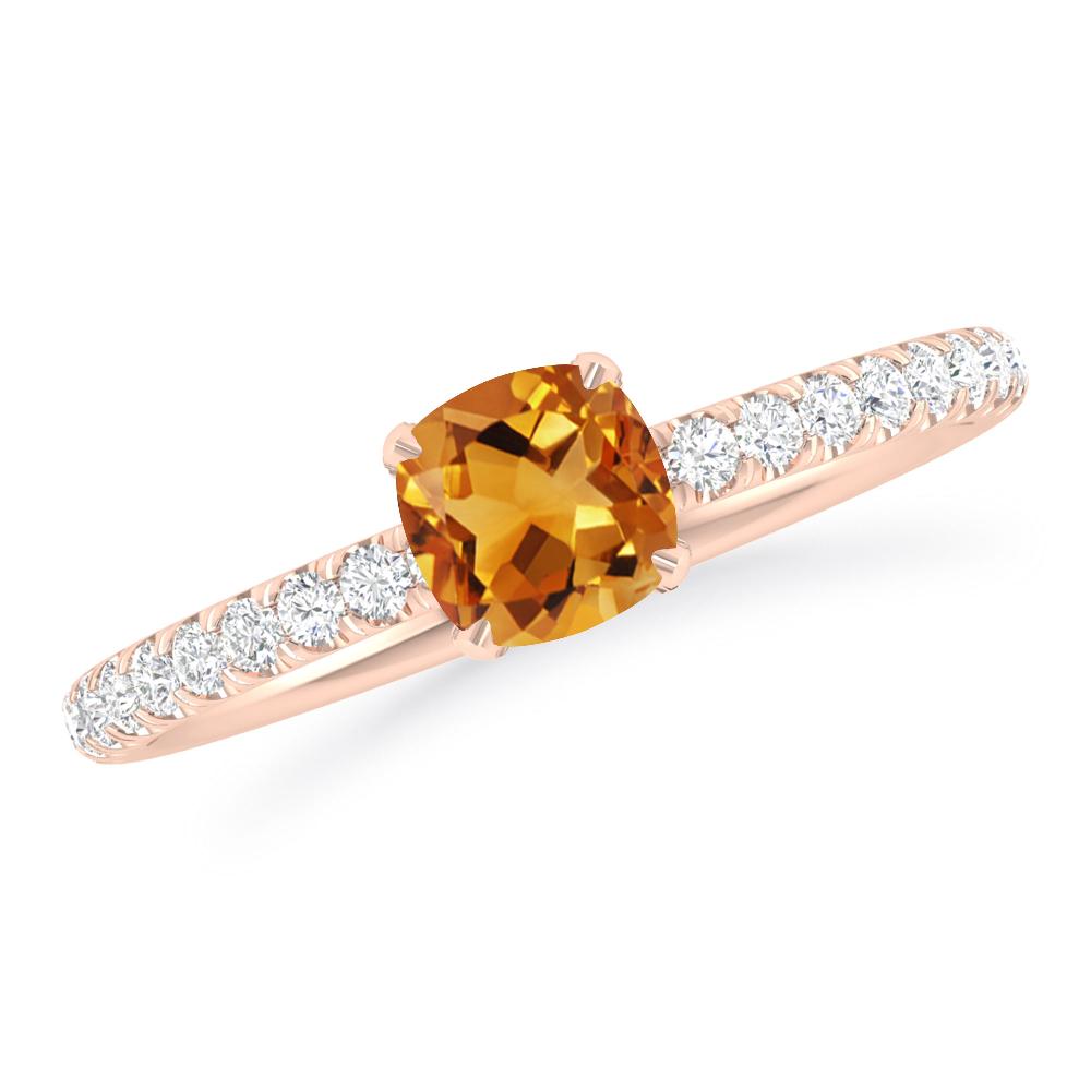 Rose Gold - Citrine