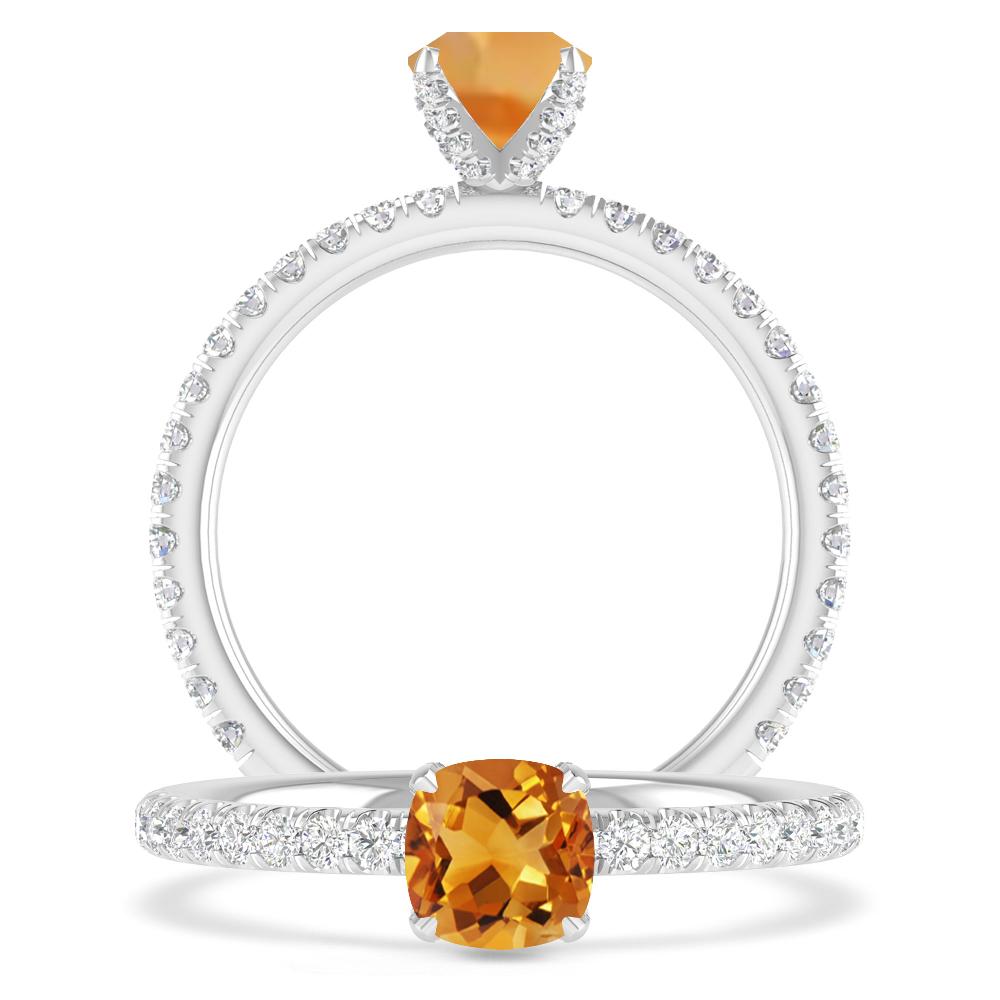 White Gold - Citrine