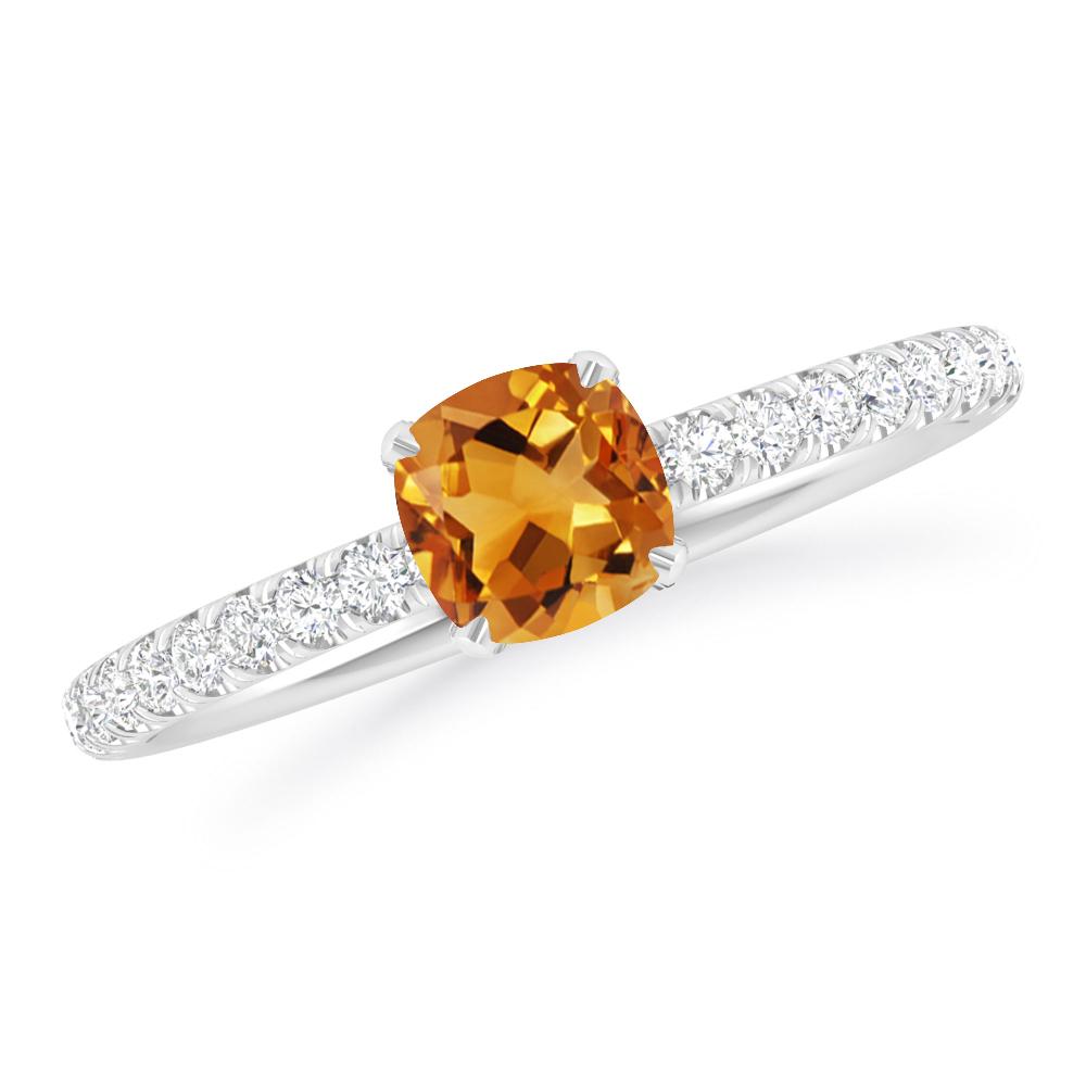 White Gold - Citrine