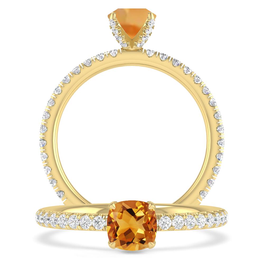 Yellow Gold - Citrine