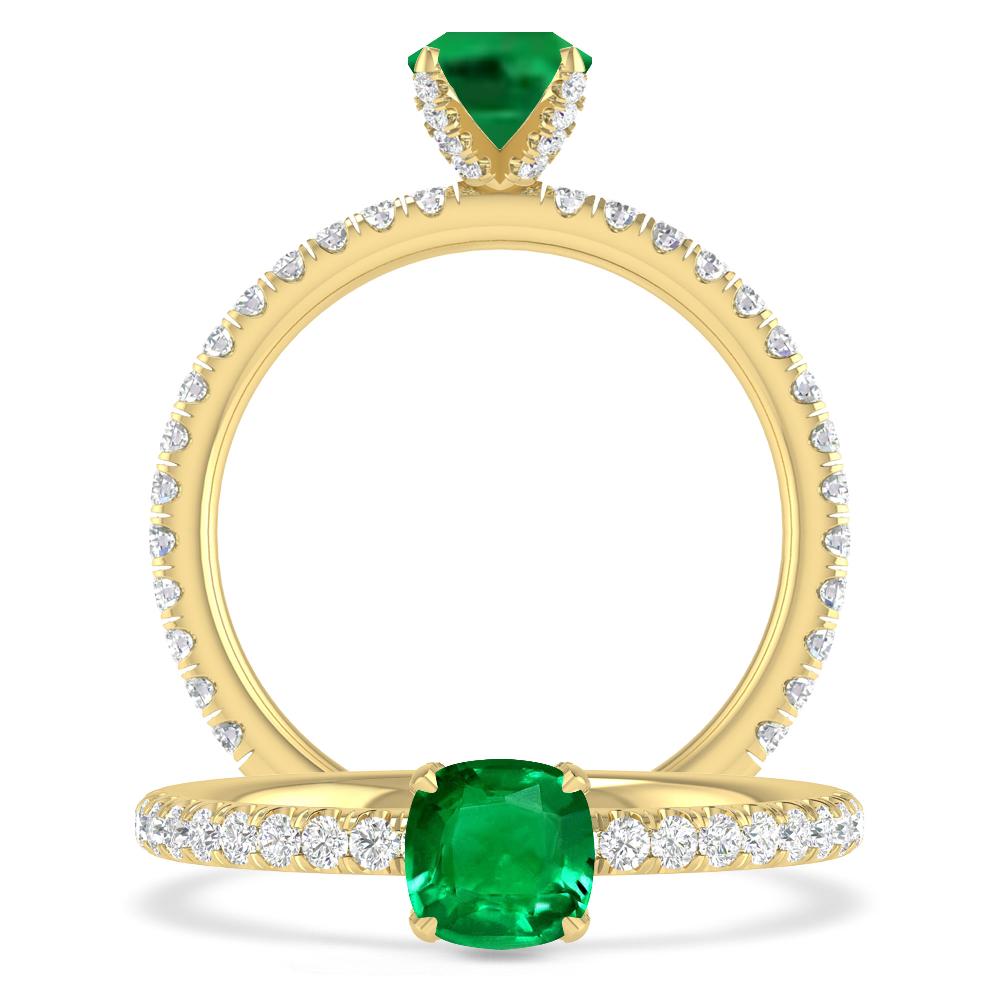 Yellow Gold - Emerald