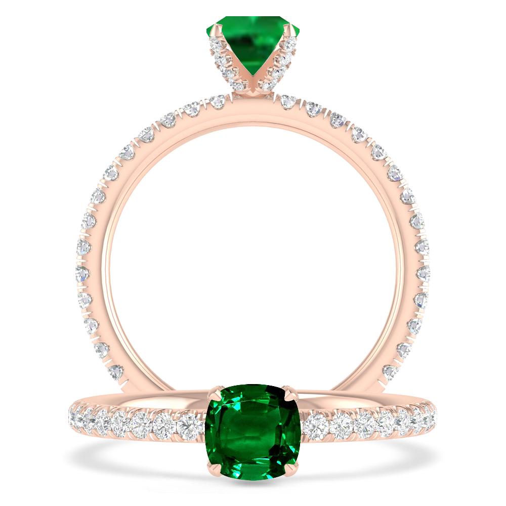 Rose Gold - Emerald