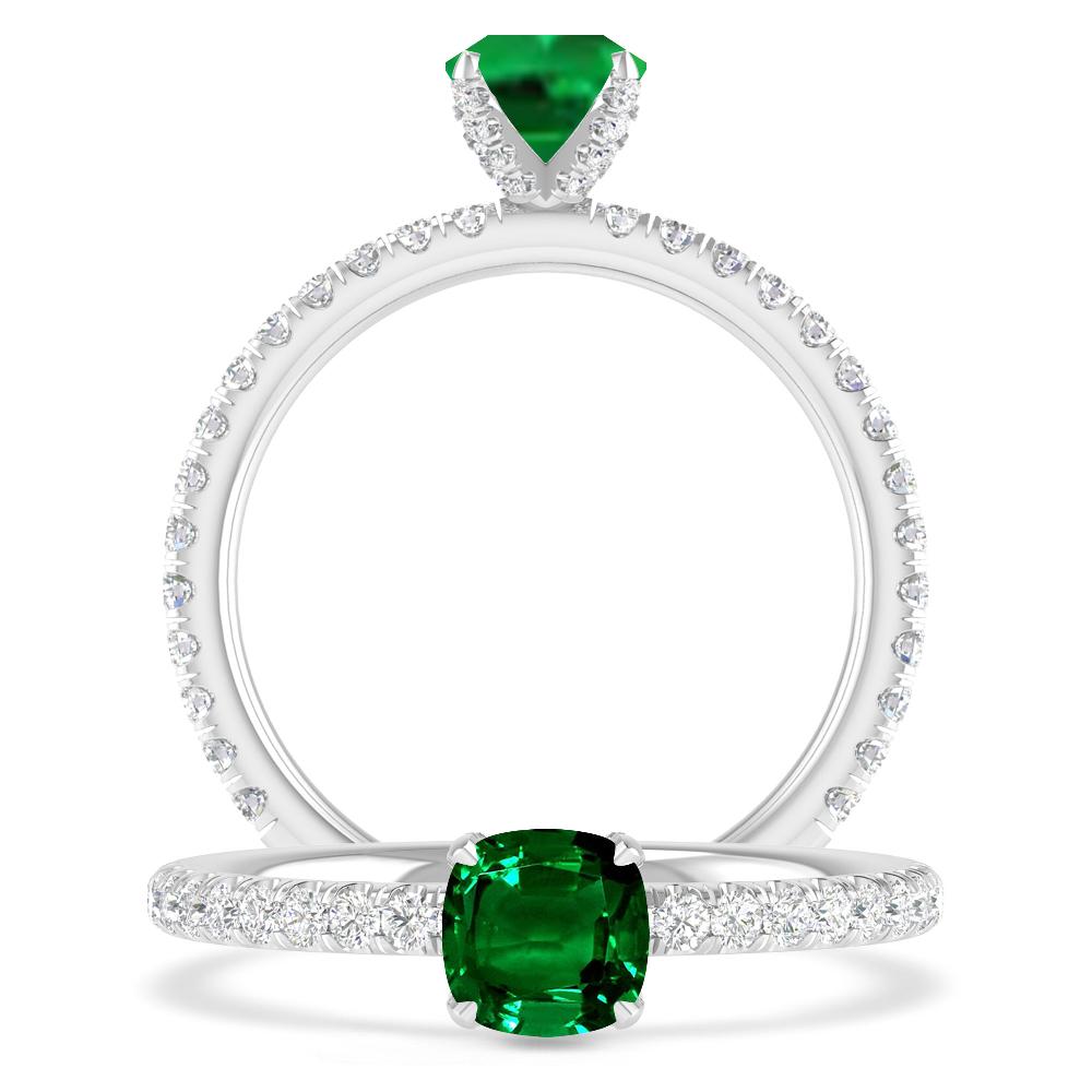 White Gold - Emerald